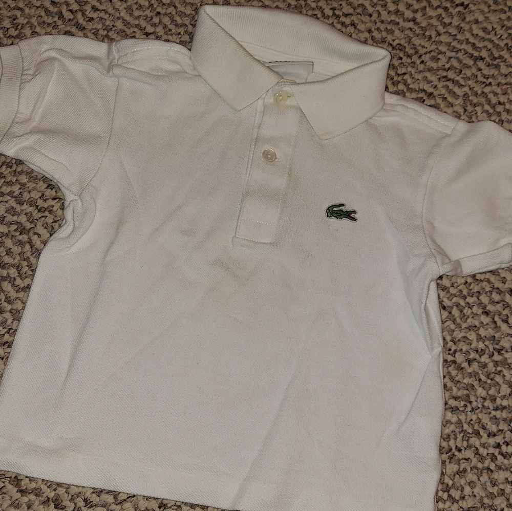 Locoste polo size 2 white